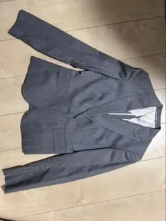 ストライプ グレー ビジネススーツ上下セット