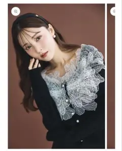 即日発送可】 poláura ポローラ レースフリルカーディガン - メルカリ
