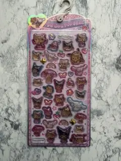 日焼けキティ　うるちゅるシール　サンリオ