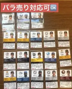 プロ野球チップス2025年　レギュラーカード18枚セット