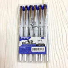 ⁠【新品】EYEYE 水性ローラーボールペン 0.7mm 6本セット 速乾⁠のサムネイル