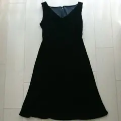 23区 オンワード樫山 DEUX  ベロアワンピース