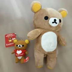 リラックマ ぬいぐるみ マスコットキーチェーン 2点セットのサムネイル