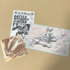 ヒロアカ原画展　オールマイト セット 特典 ステッカー メモリアルコレクション