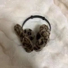 ディズニー　ヒョウ柄　イヤーマフ
