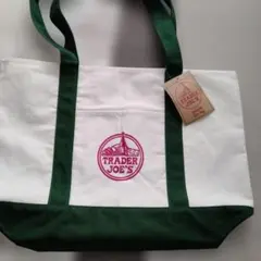 新色★TRADER JOE'S　エコバッグ　大サイズ　グリーン