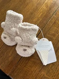 ★新品未使用タグ付き★ ジェラートピケ（ジェラピケ）ベビー靴下 ベージュ