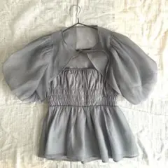 ems エムズエキサイト トップス ビスチェ パフスリーブ FREE 夏服のサムネイル