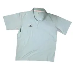 ミズノ ゲームシャツ Sサイズ ライトブルー　バドミントン　テニス