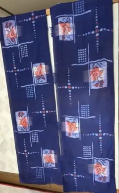 H*I様 銘仙はぎれ　4枚セット　透け感あり　ハンドメイド　着物リメイク