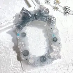 B8 ホイップデコ クリスマス リース 黒 グレー 9