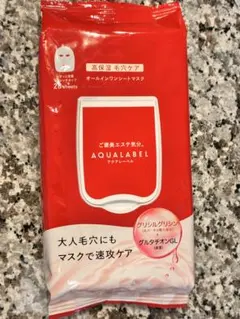 アクアレーベル　オールインワンシートマスク（モイストスムース）　24枚入りのサムネイル