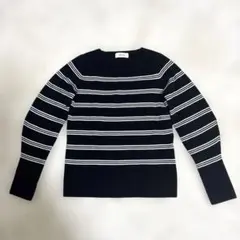 【未使用】ミラオーウェン　長袖ニットセーター(M)