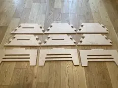 TheArth ヘキサテーブル 素地ヘキ次郎　未使用品 TheArth(ざぁ～ッス)】ヘキサテーブル「しま次郎ンドル」「しま