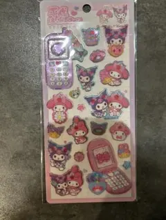 【新品正規品】平成はっぴーフォン シール マイメロ クロミ