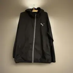 PUMA ブラック フード付きジャケット　160
