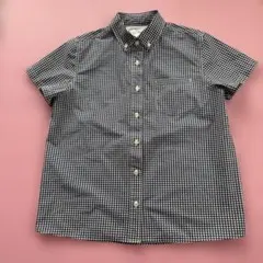 The North Face チェック柄 半袖シャツ M
