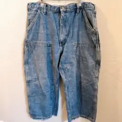 星タグ80s USA製◯Carhartt デニムペインターパンツ 36×32 - メルカリ