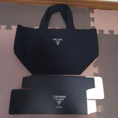 PRADA L'HOMME L'EAU ノベルティ ミニトートバッグ 正規品 - メルカリ