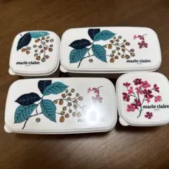 【未使用品】marie claire ミニタッパー４個セット　お弁当　保存容器のサムネイル