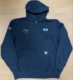 【3日間限定値下げ】Carhartt 企業ロゴ ジップアップパーカー
