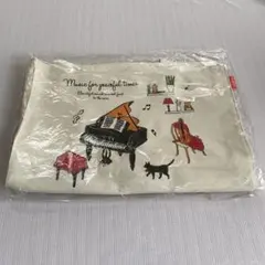 ピアノ レッスン バック バイオリン 猫 おんぷ キャンバス トートバッグ