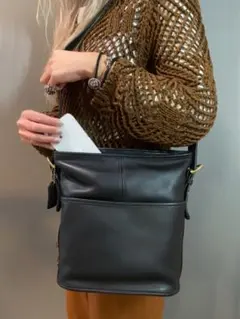 オールド コーチ COACH 大きめ ハンド バック ショルダー バッグ 美品
