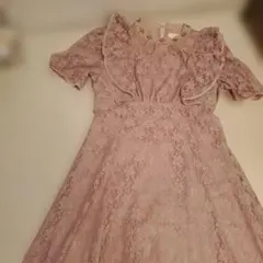 ハニーサロン ピンク レースドレス