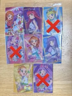 【‼️格安‼️】アイカツ×プリパラ 映画 ウエハース ビジュアルカード　5枚セット