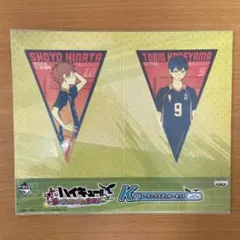 ハイキュー‼︎ フラッグステッカーセット　日向・影山