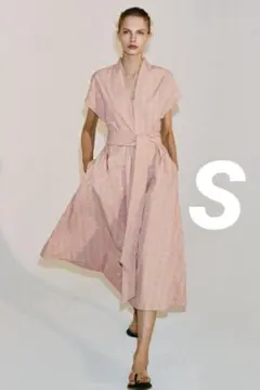 新品】 ZARA チェック柄ポプリンワンピース ZW COLLECTION - メルカリ