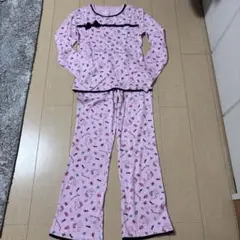 新品 チャーミーキティ 長袖 パジャマ L ピンク セットアップ キティちゃん