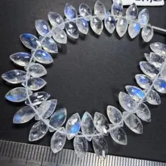 エジプト産【リビアングラス】チップスカットブレスレット約13×5mm 
