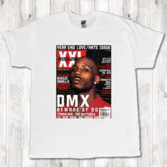 XXL cover DMX 赤 ラップT 白 Tシャツ 2XL