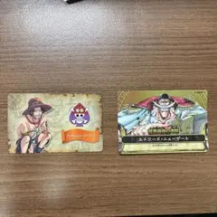 ワンピース ポートガス・D・エース エドワード・ニューゲート 2枚