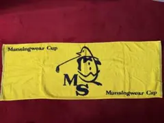 Munsingwear Cup マンシングウェア ゴルフ タオル 黄 新品未使用のサムネイル