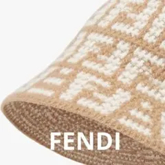 【4万値引き】FENDIフェンディ ジャガードカシミヤ クロシュハットベージュ 楽天市場】フェンディ（帽子｜バッグ・小物・ブランド雑貨）の通販