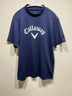 0519_キャロウェイ モックネックシャツ ネイビー XL