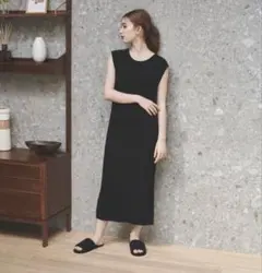 ジェラートピケ×ジョエルロブション ワンピース　ブラック コラボ 極美品