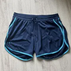 UNDER ARMOUR ネイビー ランニングショーツ LG