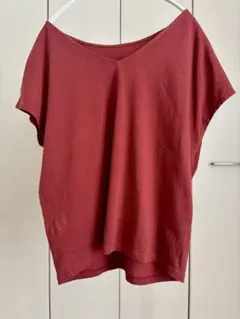 ADAM ET ROPE 半袖カットソー レッド フリーサイズのサムネイル