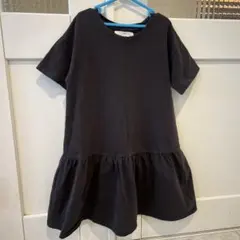 【美品】H&M 黒の半袖ワンピース