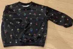 soft cheese 花柄 ベロアトレーナー　100