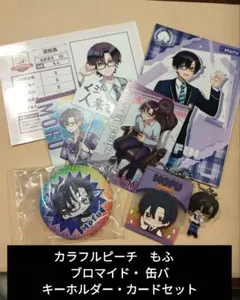カラフルピーチ　もふ　 ブロマイド・ 缶バ・キーホルダー・カードセット