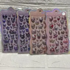 サンリオボンボンドロップぷくぷくシール4枚セット