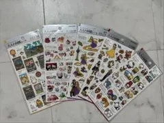 大人の図鑑シール　サンリオ　ディズニー　ほっぺちゃん　コジコジ　5点セット