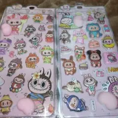 【未使用】ラブブぷにぷにおしりシールぷくぷくシール3Dシール