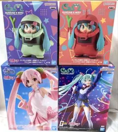 【新品】　初音ミク　フィギュア　桜ミク　フィギュア ４点まとめ売り