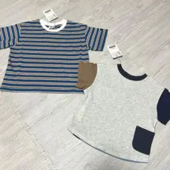 【新品】ブリーズ　どっちも正解 DAISUKI 半袖Tシ100 ボーダー