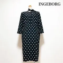 未使用　インゲボルグ　フォーマル　ロングワンピース　ウエストタック　黒　M 2025年最新】インゲボルグ ワンピース mの人気アイテム - メルカリ